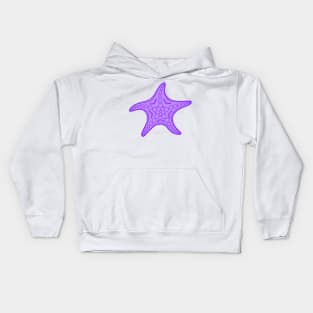 Starfish (purple) Kids Hoodie